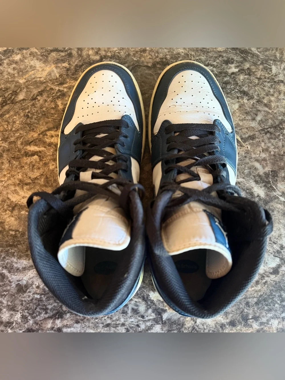 Nike Mens Air Jordan 1 Mid 'Armory Navy' (554724-411), Size: 10